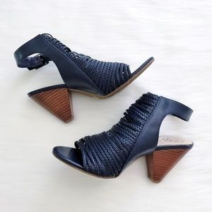 Vince Caumto Navy Blue Sandals